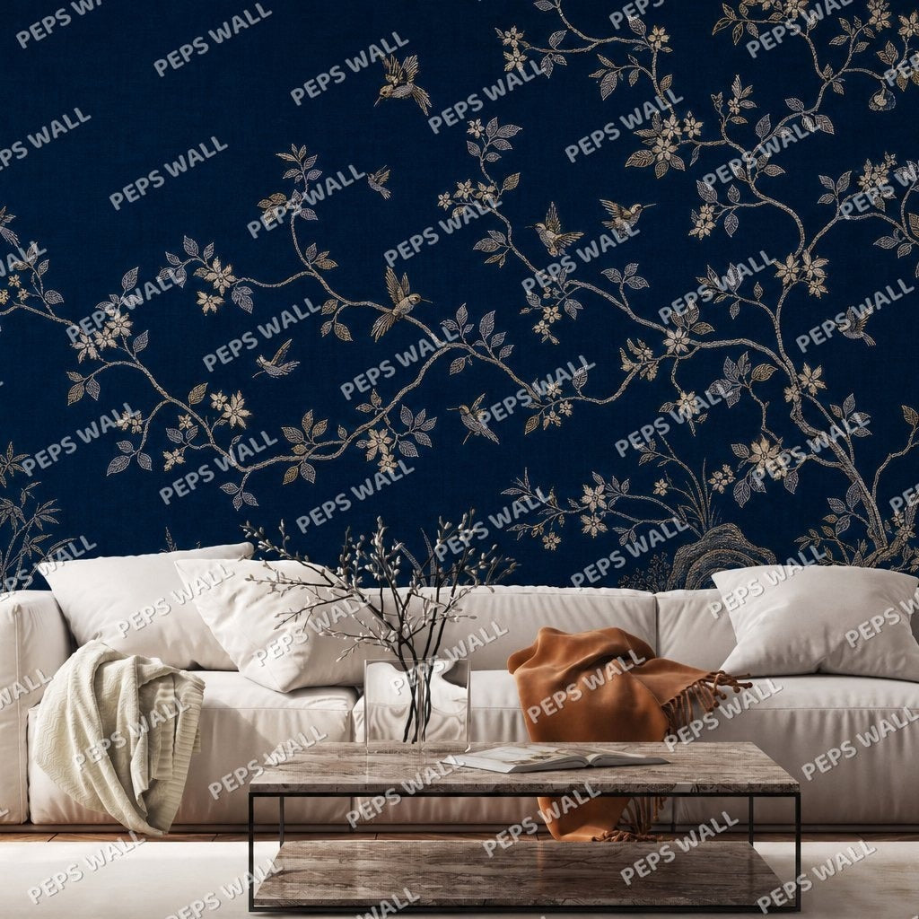 Talli — chinoiserie wallpaper Dubai, Peps Wall