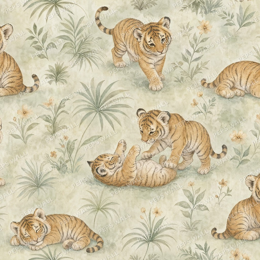 Tiger Cubs Pastel