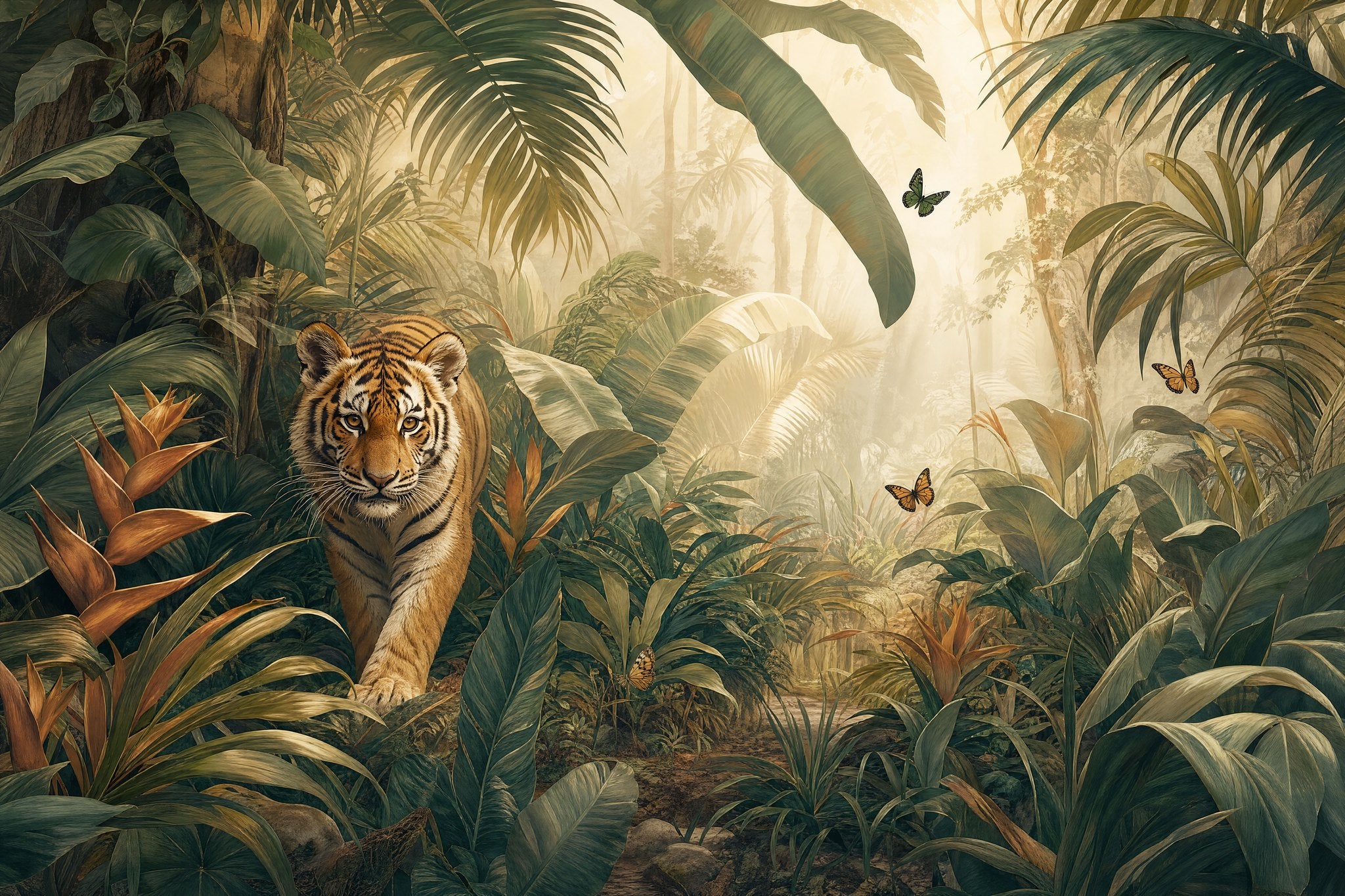 Tiger Hero Mural