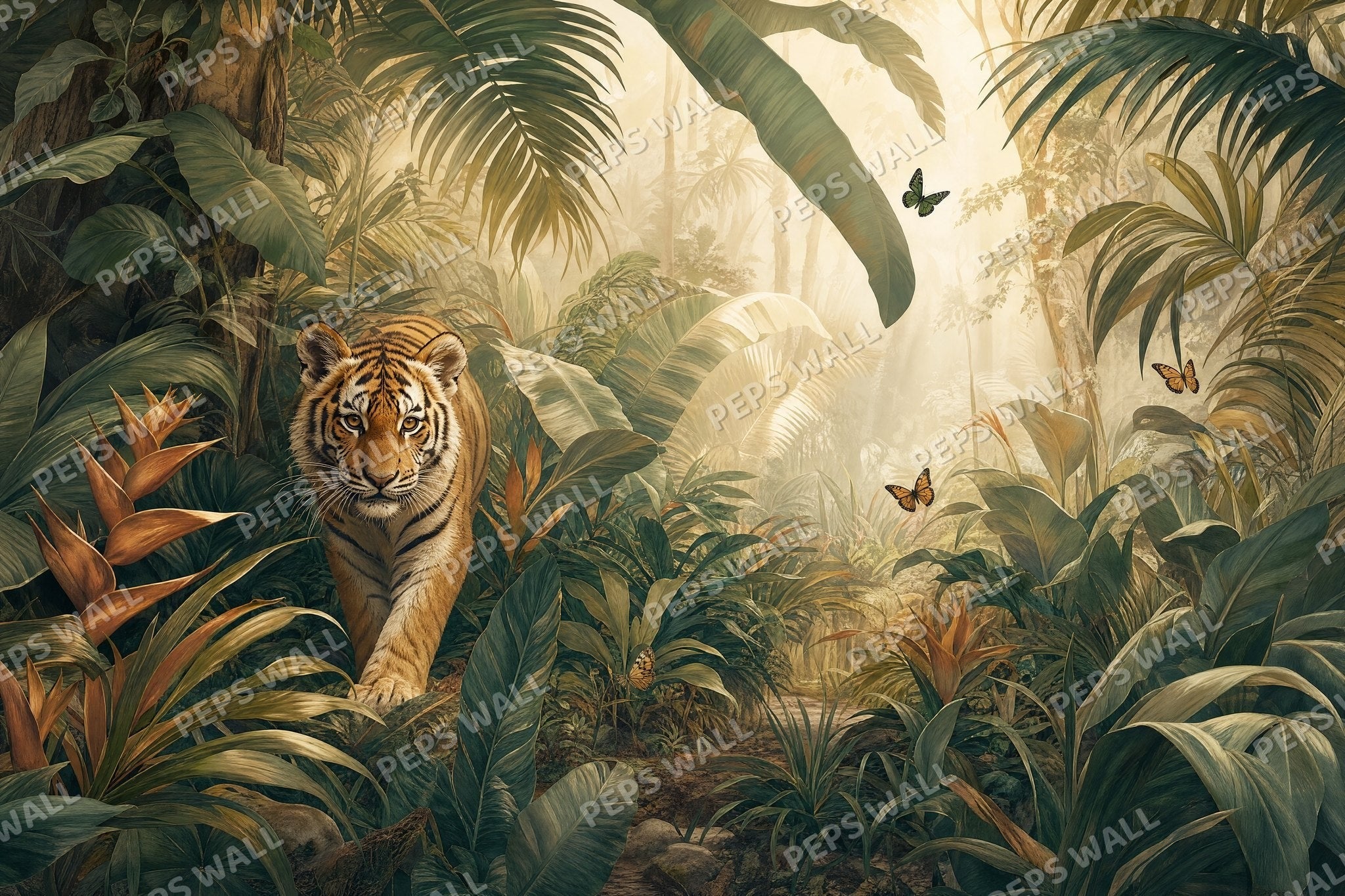 Tiger Hero Mural