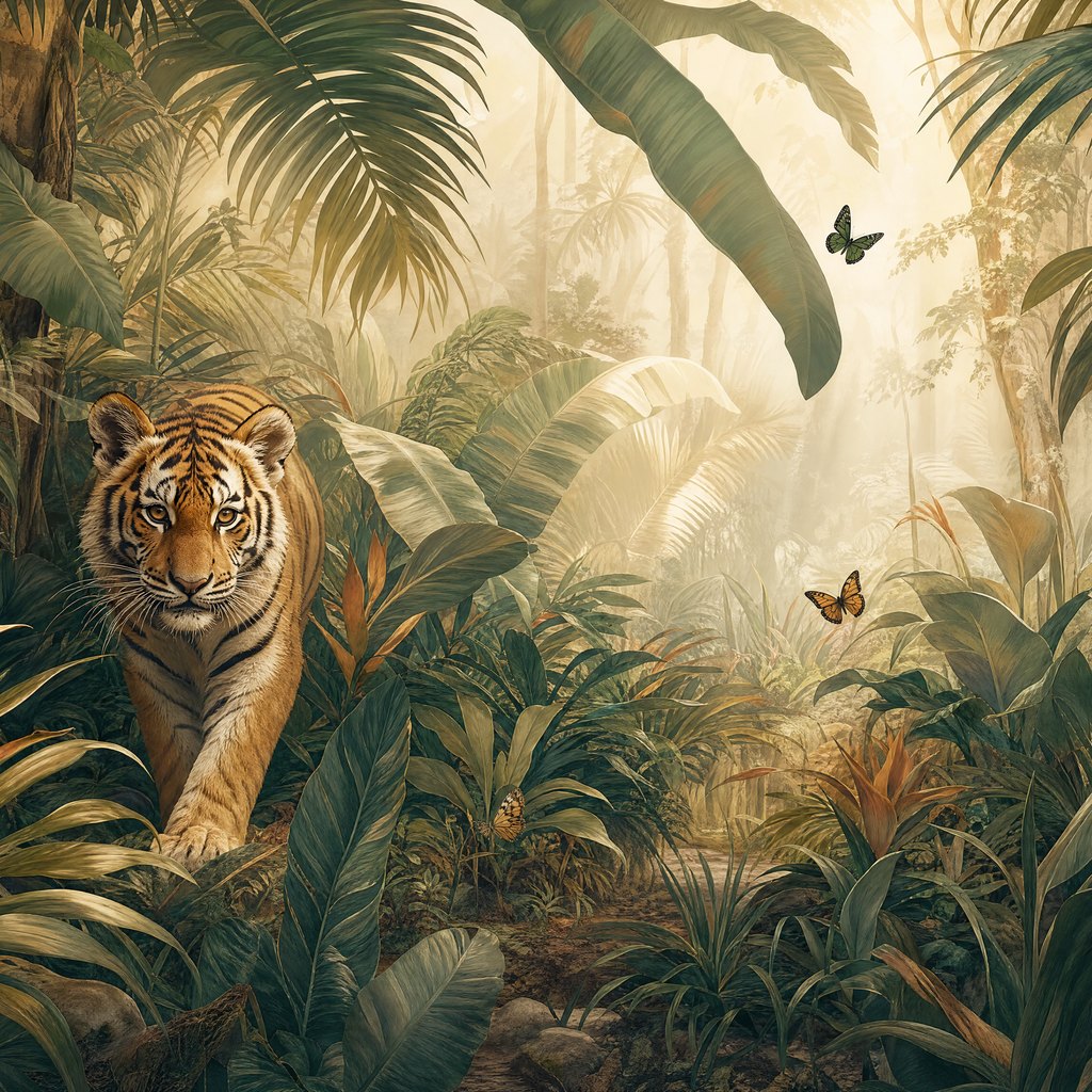 Tiger Hero Mural