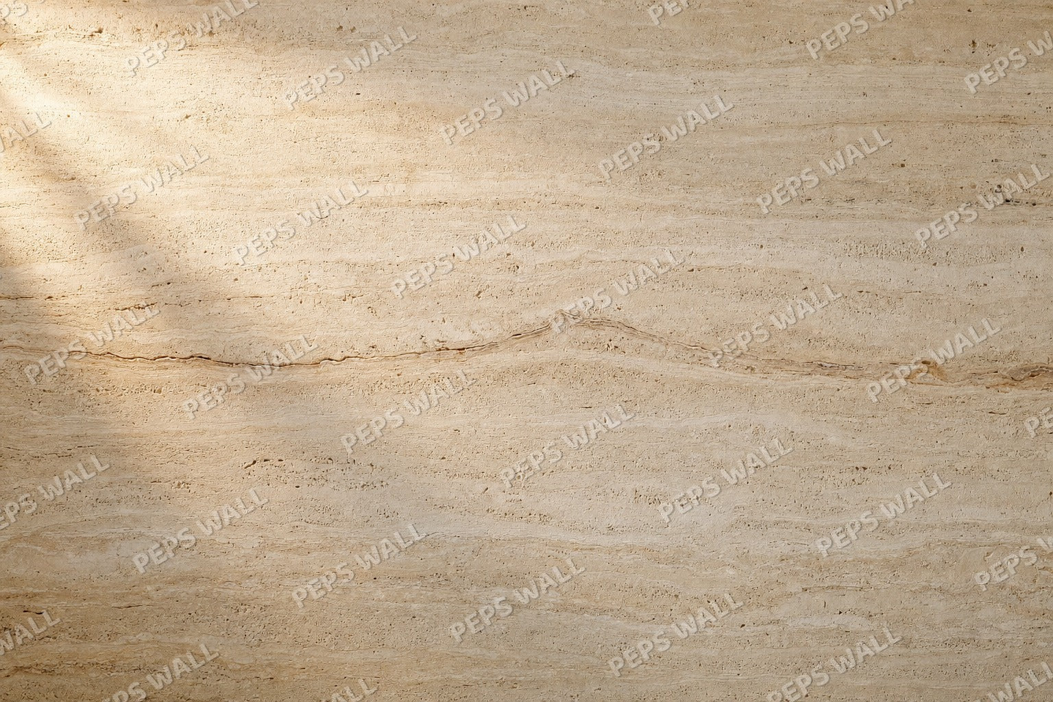 Travertine Flow - Stone full wall mural design