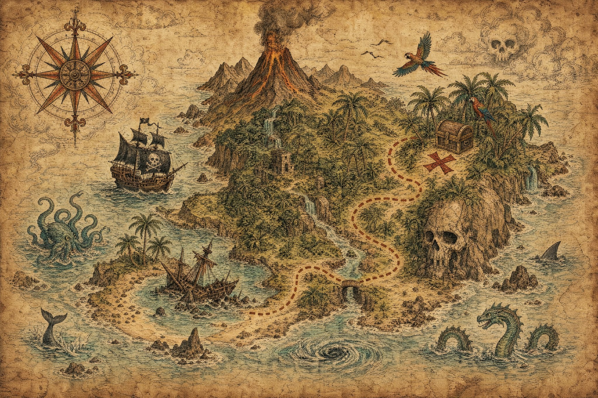 Treasure Island Map