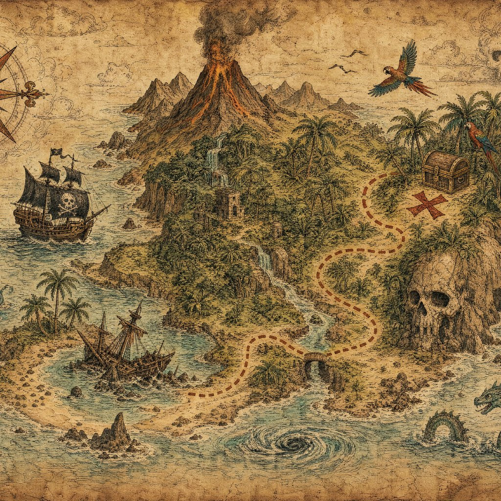 Treasure Island Map