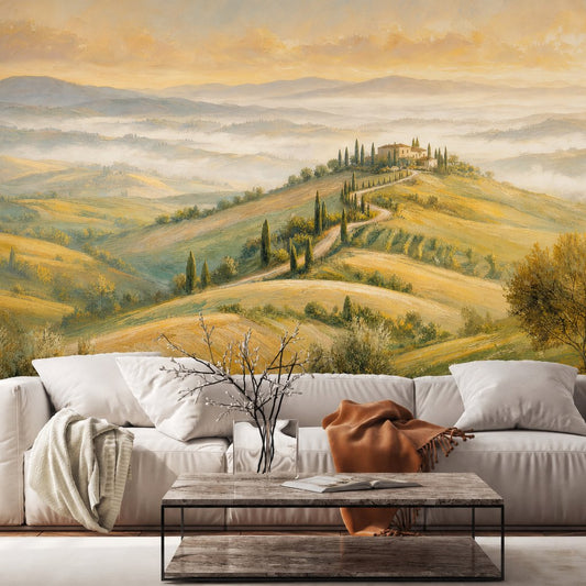 Tuscan Hills — landscape wallpaper Dubai, Peps Wall