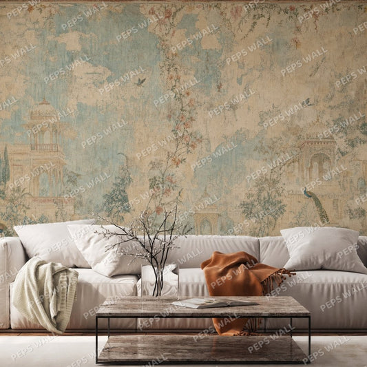 Udaipur Fresco — indian wallpaper Dubai, Peps Wall