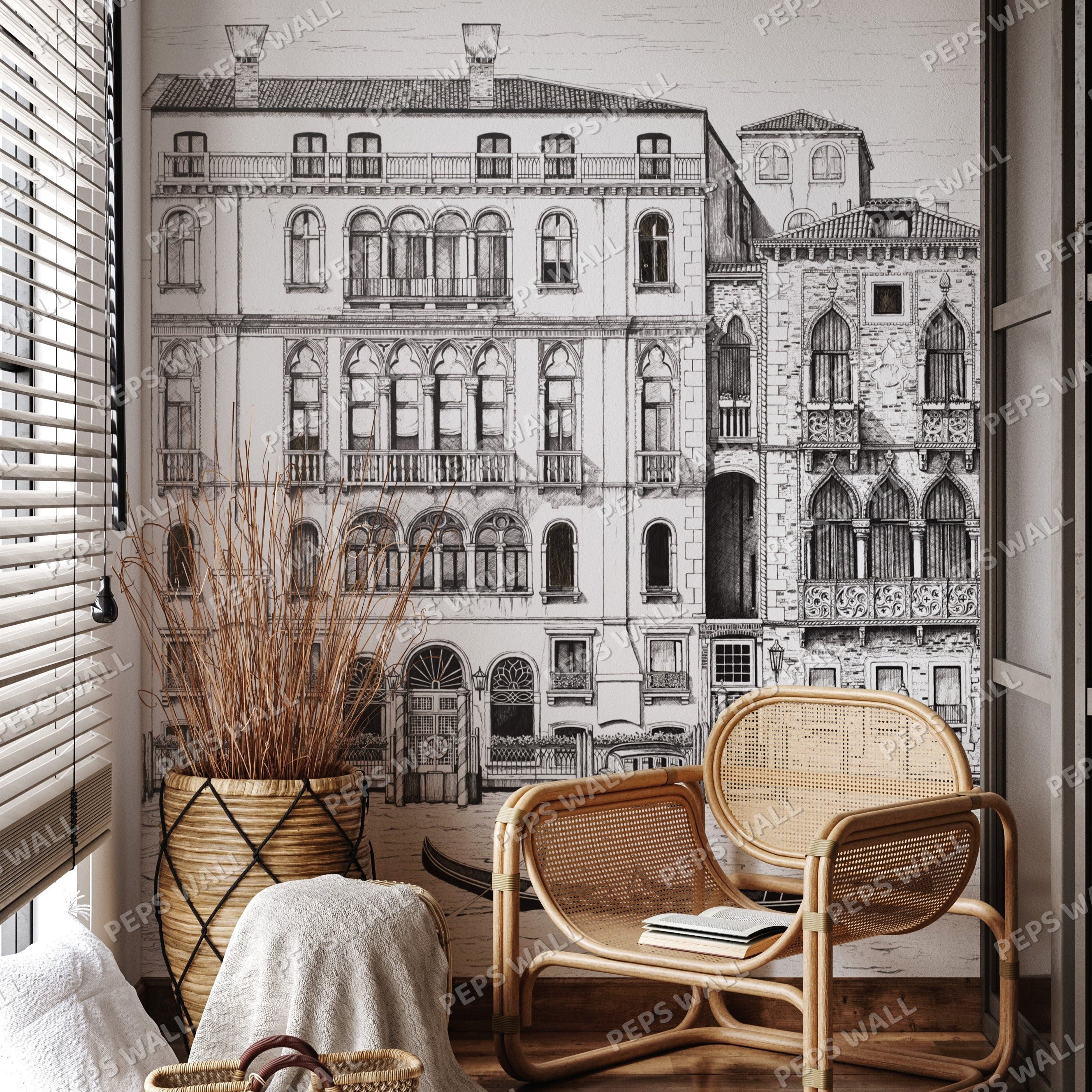 Venice — moroccan wallpaper Dubai, Peps Wall
