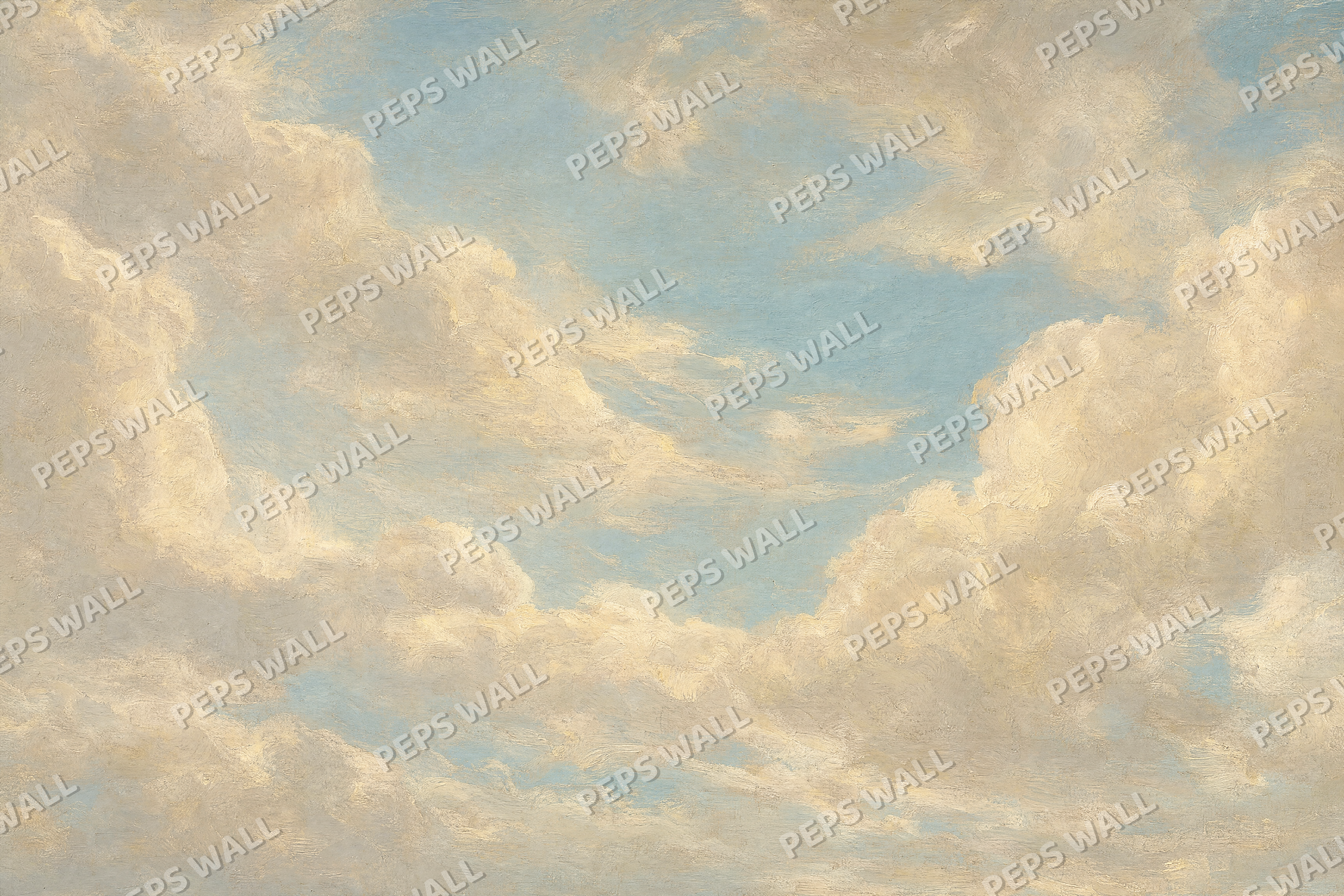 Vintage Clouds - made-to-measure wall mural design by Peps Wall Dubai