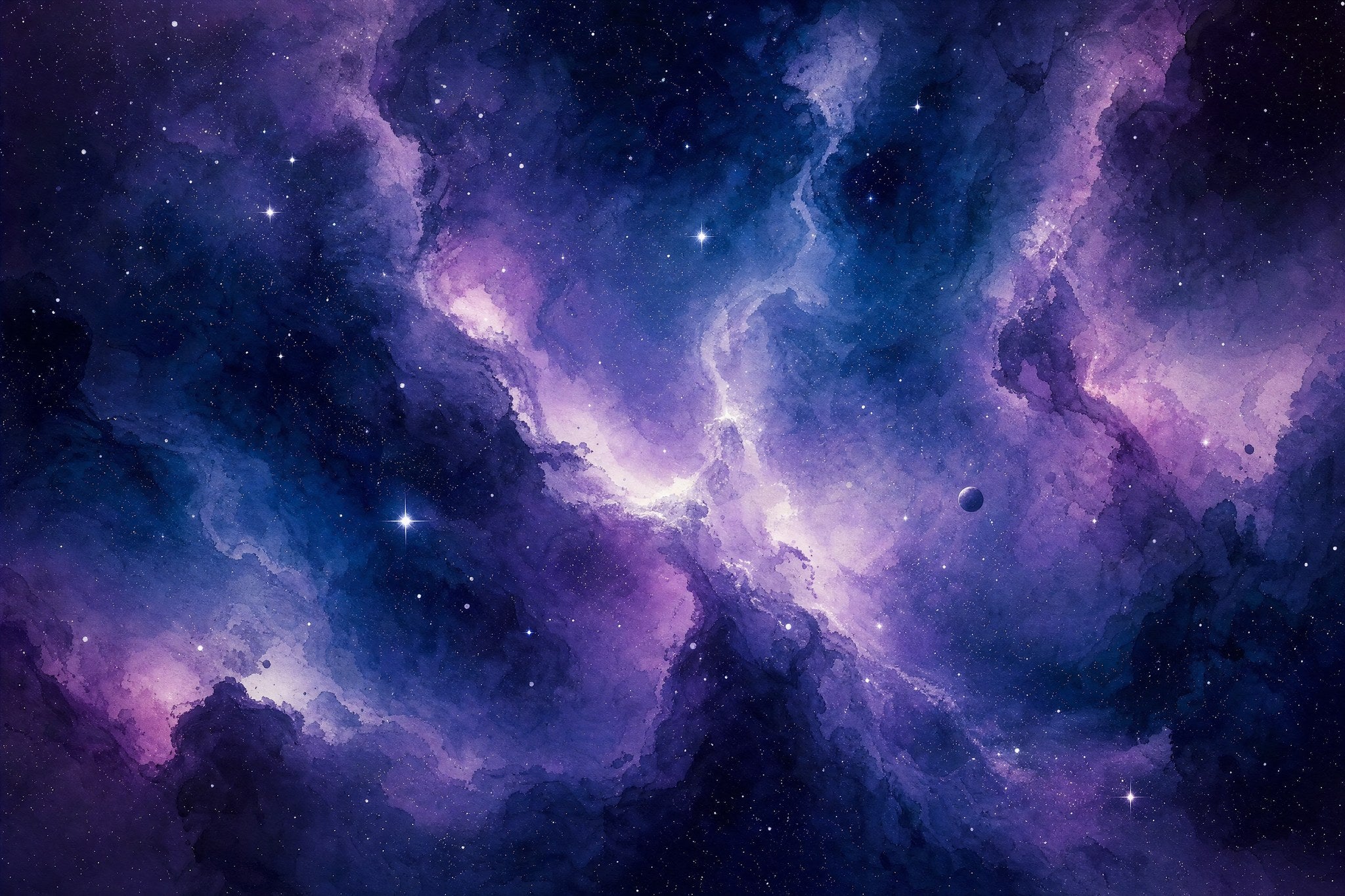 Watercolour Galaxy