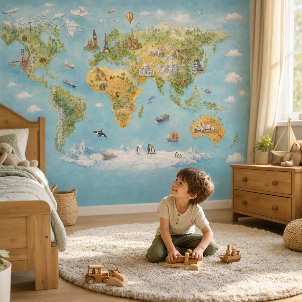 World Landmarks Map